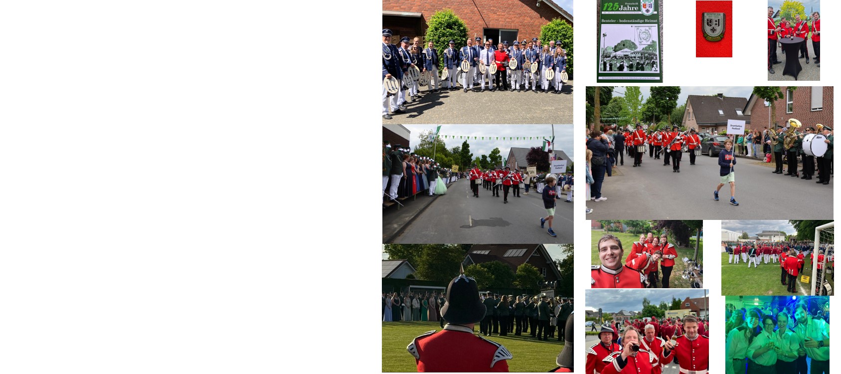 Drumfanfare Peelland te gast op Schützenfest Benteler (Duitsland)